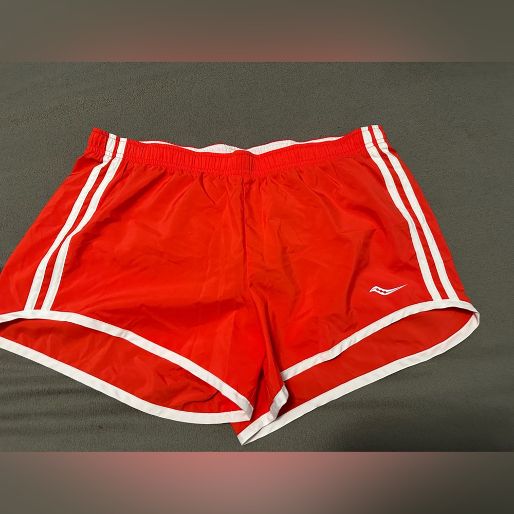 Saucony Womens Running Shorts Red Large